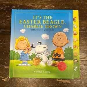“It’s The Easter Beagle , Charlie Brown” Book With Side Bar - Sound And Music
